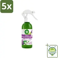Air Wick 5 x – Luchtverfrisser Spray – Active Fresh Lavendel & Lelie – 237 ml - Grootverpakking - Vaatwasstrips - Luchtverfrisser - Geur Neutraliseren - Natuurlijke Geur - Lavendel - Lelie