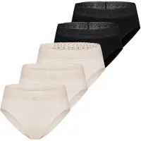 Mey Slip 'Modal Lace' cappuccino