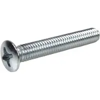 Cofan Din 966 C-6 M4x30 Mm Lensverzonkenkopschroef Met Kruiskop 200 Eenheden
