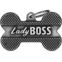 My Family Bronx Lady Boss Bone Xl Naamplaatje Voor Huisdieren