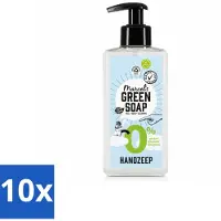 Marcel's Green Soap 10 x - Handzeep 0% - Zachte verzorging - 250 ml - Voordeelverpakking - 10 stuks