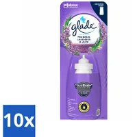 Glade 10 x - Sense & Spray Navulling - Tranquil Lavender & Aloë - 18 ml - Voordeelverpakking - 10 stuks