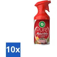 Air Wick 10 x – Luchtverfrisser Spray – Pure Mulled Wine – 250 ml - Voordeelverpakking - 10 stuks