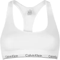Calvin Klein Dames/Dames Logo Katoenmix Bralette (Wit)
