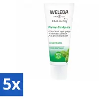 Weleda 5 x - Planten tandpasta - 75 ml - Voordeelverpakking - 5 stuks