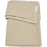 Meyco Baby Wafel Katoen ledikant deken - sand - 100x150cm - 1.0 TOG