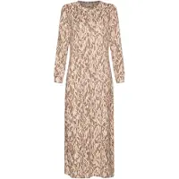 Pastunette - Nachthemd Lang - Mirage - Fleece - Bruin/Beige - Maat 36