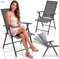 Sofotel Set van 2 Opvouwbare Terrasstoelen - Comfortabel en Modern