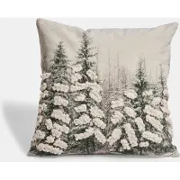 Loberon Kussenhoes Moonimoss wit/groen