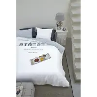Rivièra Maison Dekbedovertrek Beach Cottage Multi Katoen-240 x 200 / 220 cm | Lits-Jumeaux