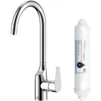 Laveo CLARO wastafelmengkraan met Amii filtratiesysteem, model BAKB098D