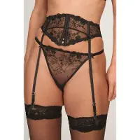 Hunkemoller Waspie Peonie Zwart Dames | Maat: XS