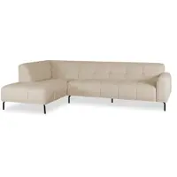 Bommel Wonen Hoekbank Vibe - ottomane + 2,5-zits - stof Vista Beige