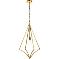 Elstead Lighting LED Hanglamp Nico | 1X E27 Max 60W | Dimbaar | Burnished Brass