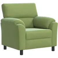 vidaXL Bank Lichtgroen 94 x 85 x 93 cm fluweel