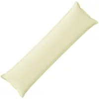 vidaXL Kussensloop HOUTEN Crèmekleurig 40 x 145 cm Polyester