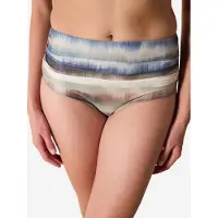 Pentik Hoog Taille Tie-Dye Gerimpelde Bikini Onderkant