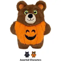 Kong halloween snuzzles vleermuis of beer assorti - 21,5x19x10 cm - Speelgoed Honden