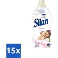 Silan 15 x – Wasverzachter – Sensitive – 1144 ml - Voordeelverpakking - 15 stuks