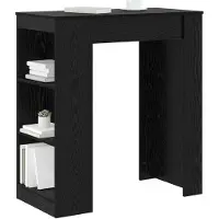vidaXL Barkruk, 95 x 47 x 103,5 cm, houtvezel, zwart eiken