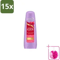 Unilever 15 x – Conditioner – Levendige Kleur – 200 ml - Bulkverpakking - Kleurvervanging - Douchemop - Haarkleur beschermen