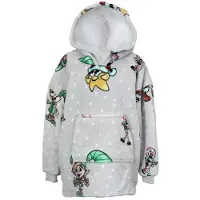 Unique living - Hoodie Xmas Natale - 60x67cm - Grijs
