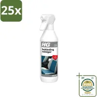Hg 25 x - Garage - Bekledingreiniger - Met Vuilafstotende Werking - 500 ml - Wasstrips - Bekleding Reinigen - Vlekken Verwijderen - Vuilafstotend - Auto Bekleding Reinigen - Caravan Bekleding Reinigen