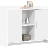 vidaXL Dressoir, wit, 98,5 x 33 x 80 cm, houtvezel