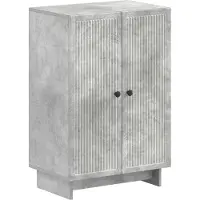 vidaXL Schoenenkast EDE 59,5 x 39,5 x 90 cm Bewerkt hout Betongrijs