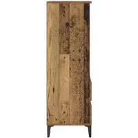 vidaXL Hoge kast, gerecycled hout, 40 x 36 x 110 cm, houtvezel