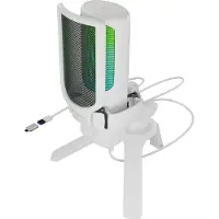 Genesis Radium 250 White Wit Microfoon voor spelcomputers