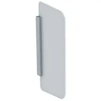 Geberit urinoirscheidingswand, wit glas