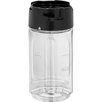 WMF 61.3022.2143, Fles, Zwart, Transparant, Kunststof, 0,3 liter