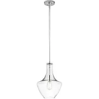 Kichler LED Hanglamp Everly | 1X E27 Max 60W | Dimbaar | Chrome