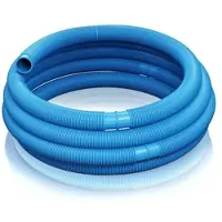 Wiltec Zwembadslang, 30 meter, diameter 32 mm, zwembadslang met aansluitstukken, pomp slang voor zwembaden, zuigslang, zonnecollector slang