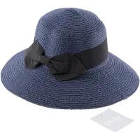 Emilie collection Hoed 'Hat with bow' blauw