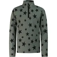 Protest PRTTopsy sweater met opstaande kraag en sterren - grijsgroen Outdoor sweater - maat 164