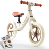 Apollo Trailbuddy Loopfiets 2 jaar - Slechts 2,2 kg - 12 inch lekvrije banden - Verstelbaar zadel - Jongens & Meisjes - Zand