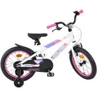 Volare Lily Kinderfiets - Meisjes - 16 inch - Wit Roze Paars