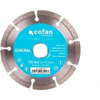 Cofan Universal Basico 125mm Diamantdoorslijpschijf