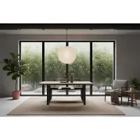JVmoebel Eettafel, bank, eetkamer, stijl modern, kleur bruin, nieuw, comfortabel, hout