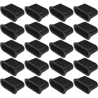 Dripio 20 stuks lattenhouders, 38 mm, kunststof, zwart