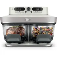 Ninja CRISPi DualZone Glazen Airfryer 8-in-1 in Wit | DD102EUIV2 | van SharkNinja