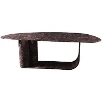 JVmoebel Eettafel keuken, steen, kersenrood, grote tafel, modern, premium, nieuw