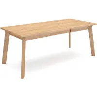 Dripio Eettafel, 194x90 cm, eikenlook, geschikt voor 10 personen, modern design