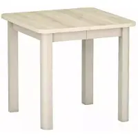 Furnlux Classic FURNLUX Eettafel Oskar, beige, 80 cm / Hoofdkleur: Beige / Afmetingen: 80 x 76 x 80 cm