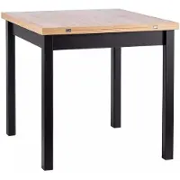 Furnlux Classic FURNLUX Klaptafel, bruin en zwart, 80 cm / Hoofdkleur: bruin / Afmetingen: 80 x 78 x 80 cm
