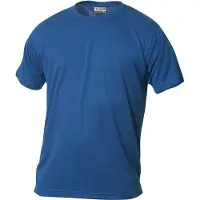 Dripio Herenshirt, functioneel, polyester, geperforeerd, vochtafvoerend, koningsblauw, maat XL