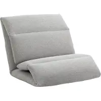 Dripio Vloerstoel, loungestoel, 5-voudig verstelbaar, 72x71x60 cm, lichtgrijs