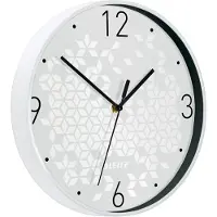 Leitz WOW Stille Wandklok Mordern - Wit